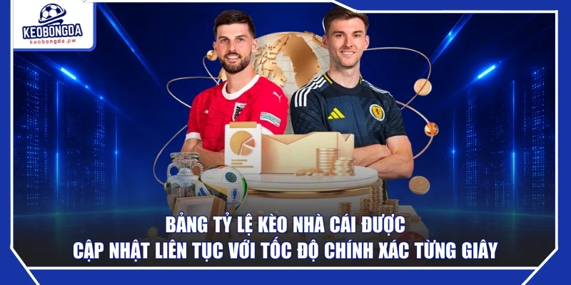 Bảng tỷ lệ kèo nhà cái được cập nhật liên tục với tốc độ chính xác từng giây
