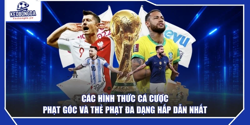 Các hình thức cá cược phạt góc và thẻ phạt đa dạng hấp dẫn nhất