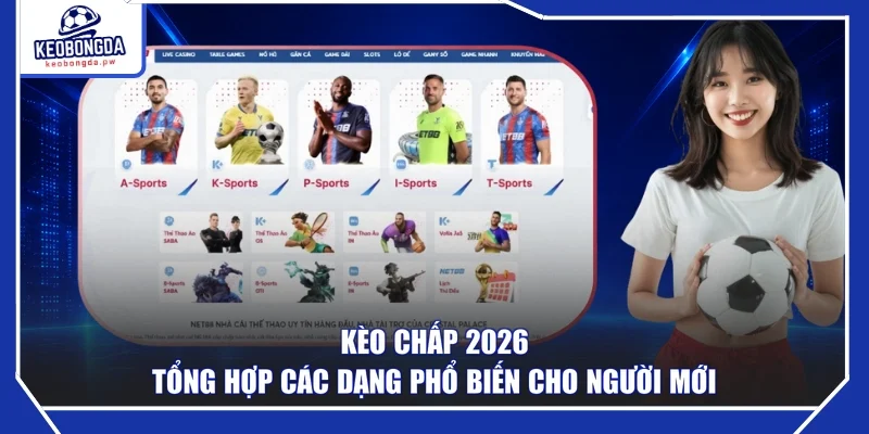 Kèo Chấp 2026 – Tổng Hợp Các Dạng Phổ Biến Cho Người Mới
