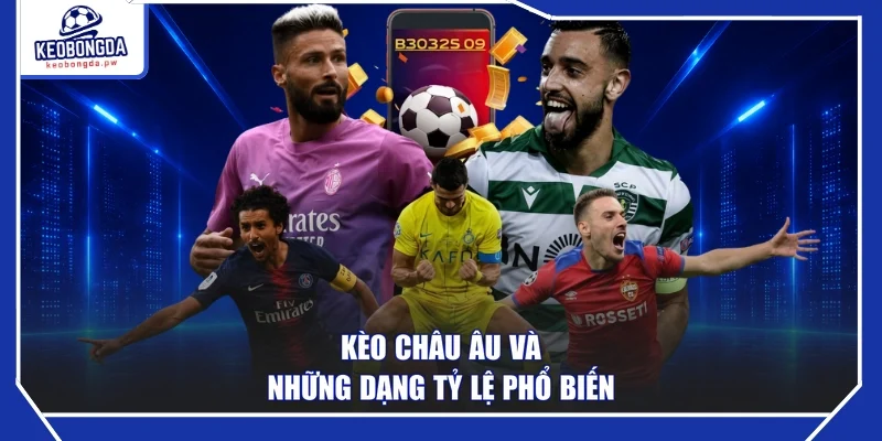 Kèo Châu Âu và những dạng tỷ lệ phổ biến