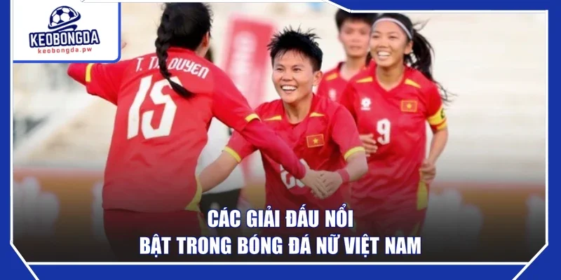 Các giải đấu nổi bật trong bóng đá nữ Việt Nam