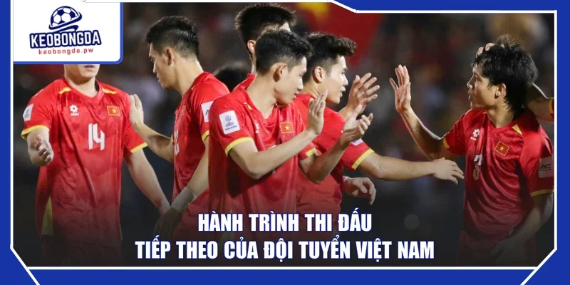 Hành trình thi đấu tiếp theo của đội tuyển Việt Nam