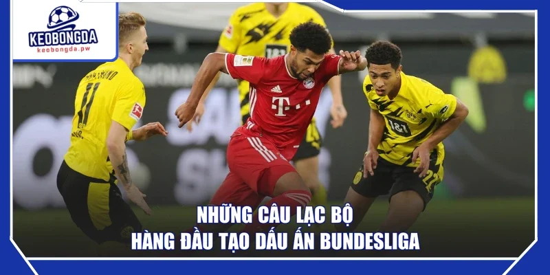 Những câu lạc bộ hàng đầu tạo dấu ấn Bundesliga