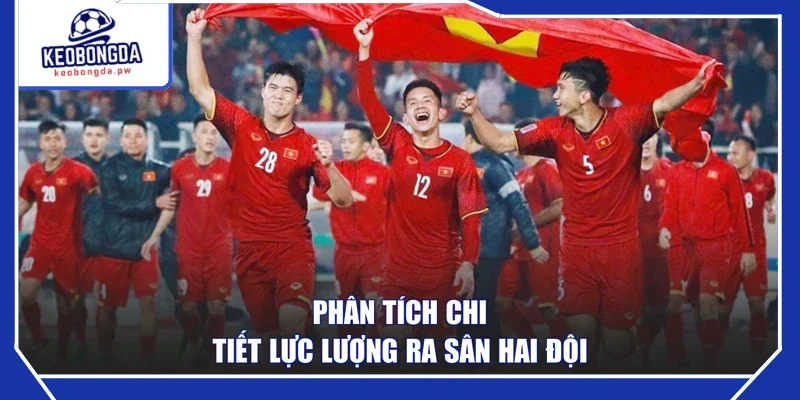 Phân tích chi tiết lực lượng ra sân hai đội