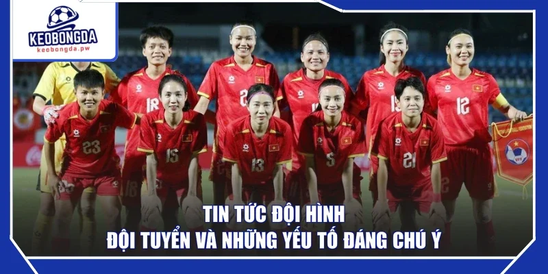 Tin tức đội hình đội tuyển và những yếu tố đáng chú ý
