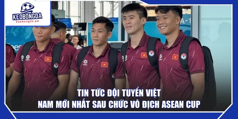 Tin tức đội tuyển Việt Nam mới nhất sau chức vô địch ASEAN Cup