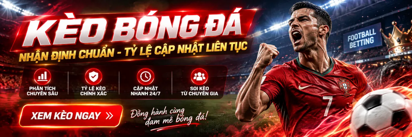Banner kèo bóng đá